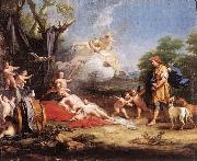 AMIGONI, Jacopo Venus and Adonis ssd painting